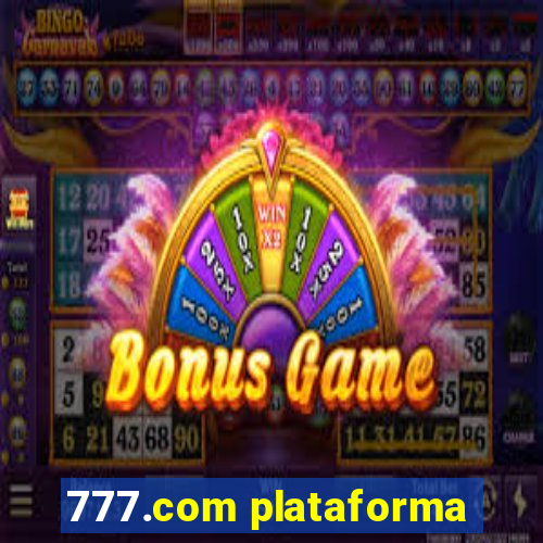 777.com plataforma
